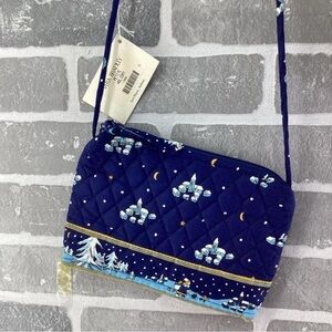 NWT Vera Bradley 1997 Christmas Print Crossbody Bag